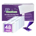 48 Pack Premium Microfiber Replacement Pads for Swiffer WetJet - Super Absorbent, Lint-Free, Durable-11"x5.5", Perfect Fit Swiffer WetJet Mop - Safe on Hardwood, Tile, Vinyl