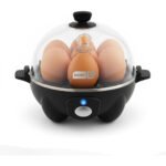 Dash Rapid Egg Cooker, 7 Hard Boiled Eggs, Black
