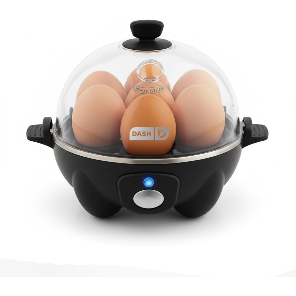 Dash Rapid Egg Cooker Dash Rapid Egg Cooker, 7 Hard Boiled Eggs, Black - Image 1