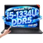 Dell 15 Touchscreen Laptop, 16GB DDR5 4400 MT/s, 512GB SSD, Intel i5-1334U