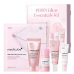 medicube PDRN Glow Essentials Kit, Mini Skincare Travel Set, 5-Step Routine