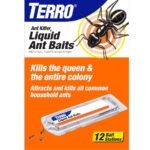 TERRO Liquid Ant Killer Bait Stations, Indoor Ant Traps, T300-2, 12-Pack