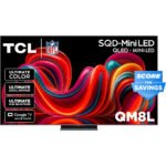 TCL 65 Inch Class QM8L Series | SQD-Mini-LED QLED Smart TV | 65QM8L, 2026 Model | 144Hz | Ultimate Color Brightness & Contrast | Google AI Bang & Olufsen | Voice Control Gaming Streaming Television