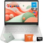 HP 14 Laptop for Students and Home Use, Intel Processor N150, 16GB RAM