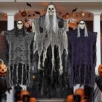 Halloween Decorations Outdoor/Indoor,Set of 3 Scary Hanging Ghosts