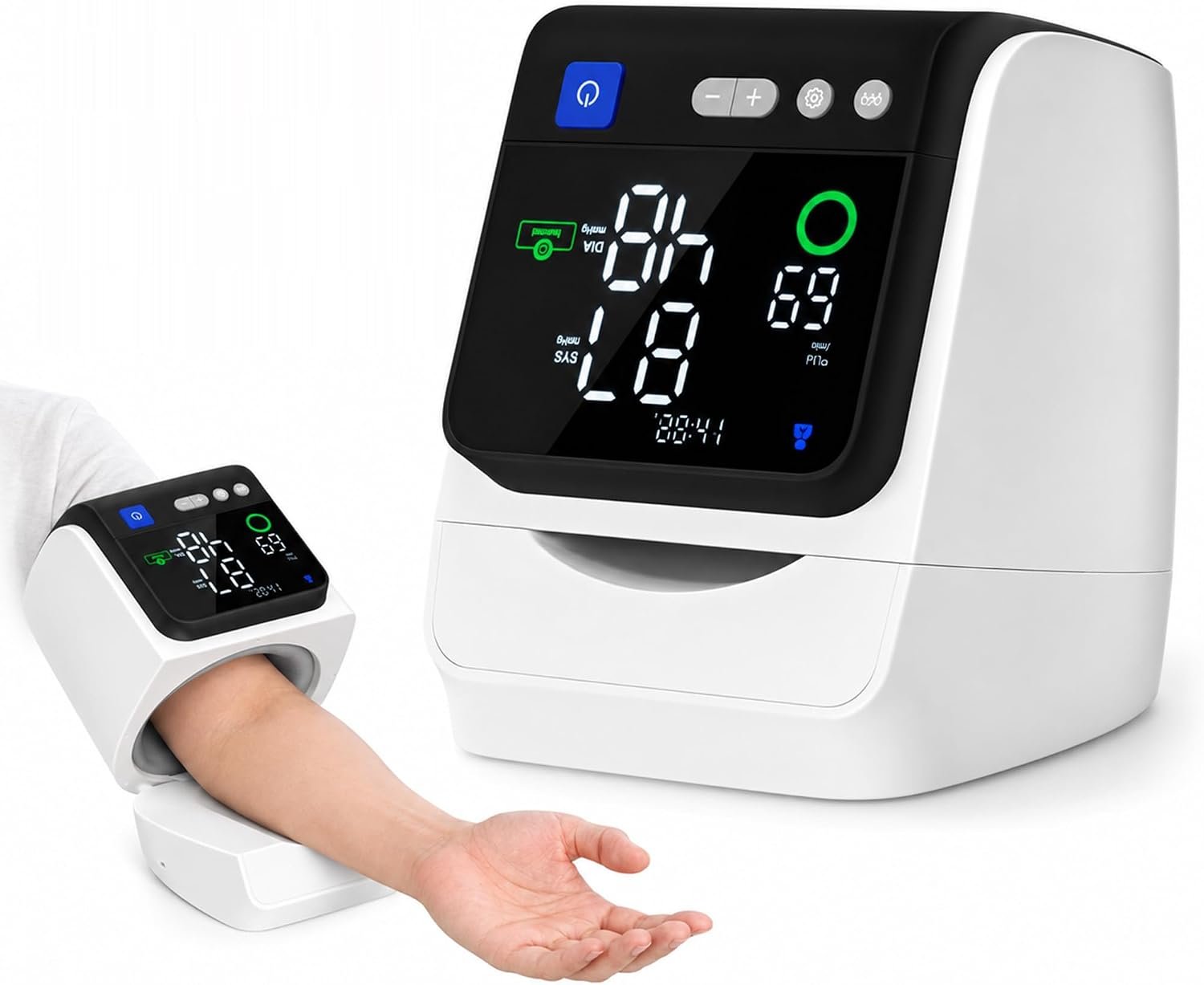 Blood pressure Automatic Blood Pressure Monitor, No-Wrap Upper Arm BP Machine, FDA-Cleared - Image 1
