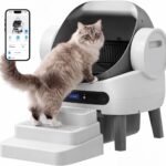 Automatic Litter Box, Open Top Self Cleaning Litter Box for Multiple Cats