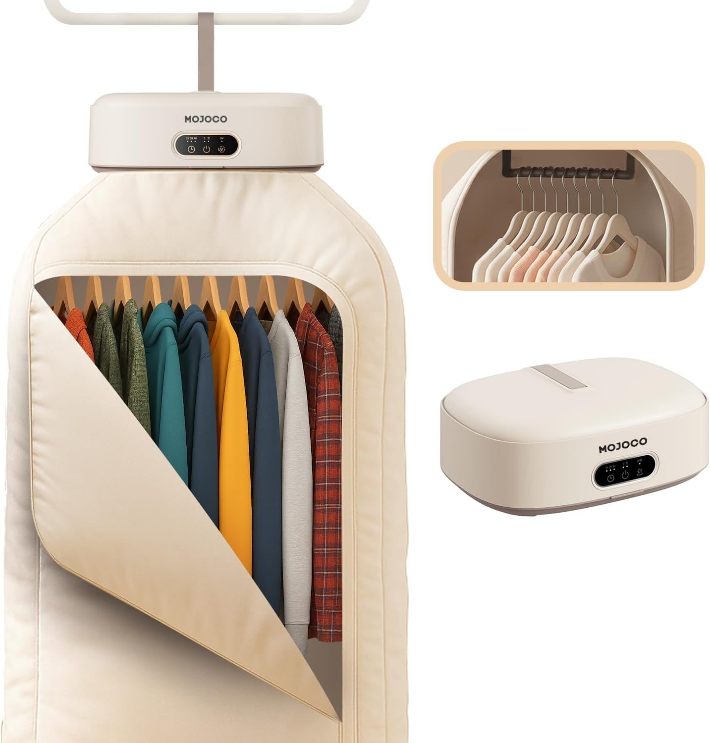 Dryer MOJOCO Portable Clothes Dryer - 600w Compact Dryer for Apartment, Travel - Image 1