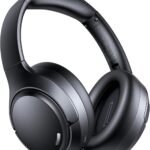 Hybrid Active Noise Cancelling Headphones 120H Playtime 6 ENC Clear Call Mic, Over Ear Headphones Wireless with Hi-Res Audio Comfort Earcup Low Latency ANC Bluetooth 6.0 Headphones for Travel Workout
