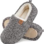 EverFoams Women’s Soft Curly Slippers Memory Foam Lightweight House Shoes