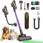 Cordless Vacuum Cleaner 55KPa 650W 70Mins Stick Vacuum Cleaners for Home