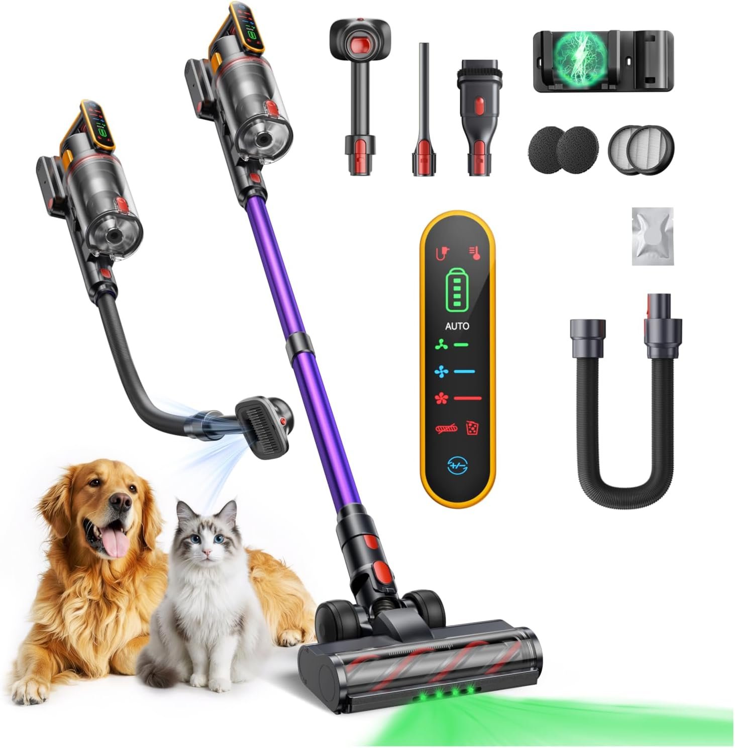 Vacuum Cleaner Cordless Vacuum Cleaner 55KPa 650W 70Mins Stick Vacuum Cleaners for Home - Image 1