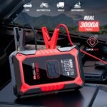 GOOLOO A3 12V 3000A Portable Jump Starter with Air Compressor